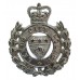 Leeds City Police Wreath Cap Badge - Queen's Crown