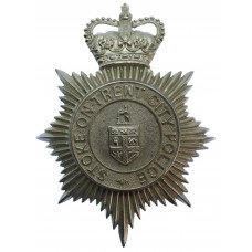 Stoke-on-Trent City Police Helmet Plate - Queen's Crown