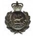 Glamorgan Constabulary Wreath Cap Badge - Queen's Crown