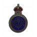 Peebles Special Constabulary Enamelled Lapel Badge - King's Crown