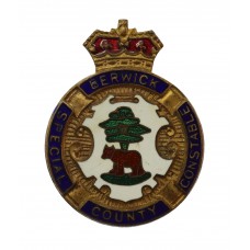 Berwick County Special Constable Enamelled Lapel Badge