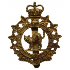 Canadian Ontario Regiment Cap Badge - Queen's Crown