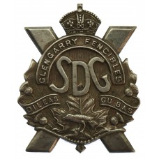 Canadian Stormont, Dundas & Glengarry Highlanders Cap Badge - King's Crown