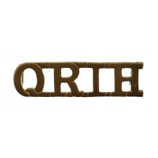 Queen's Royal Irish Hussars (Q.R.I.H.) Shoulder Title
