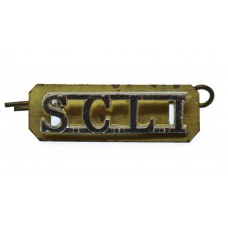 Somerset & Cornwall Light Infantry (S.C.L.I.) Anodised (Staybrite) Shoulder Title
