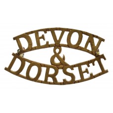 Devonshire & Dorset Regiment (DEVON/&/DORSET) Shoulder Ti