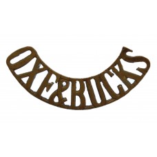 Oxfordshire & Buckinghamshire Light Infantry (OXF&BUCKS) Shoulder Title