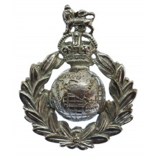 Royal Marines Chrome Cap Badge - King's Crown