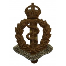 Royal Army Medical Corps (R.A.M.C.) Bi-Metal Cap Badge - King's C