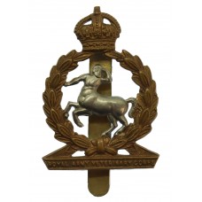 Royal Army Veterinary Corps (R.A.V.C.) Bi-Metal Cap Badge - King'