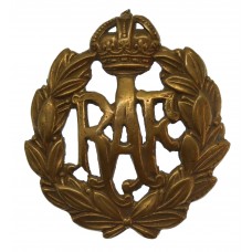 Royal Air Force (R.A.F.) Cap Badge - King's Crown