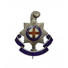 Royal Sussex Regiment Silver & Enamel Sweetheart Brooch/Lapel Badge