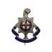 Royal Sussex Regiment Silver & Enamel Sweetheart Brooch/Lapel Badge