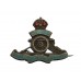 Royal Artillery Silver & Enamel Sweetheart Brooch - King's Crown