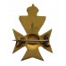 King's Royal Rifle Corps (K.R.R.C.) Enamelled Sweetheart Brooch - King's Crown