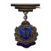 Royal Navy Silver & Enamel Pendant Sweetheart Brooch - King's Crown