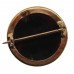 Royal Fusiliers 9ct Gold & Tortoiseshell Sweetheart Brooch