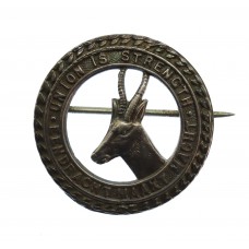 South African Infantry Sterling Silver Sweetheart Brooch
