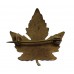 Canadian Canada Enamelled Maple Leaf Sweetheart Brooch