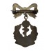 Royal Navy Silver & Enamel Bow Suspension Sweetheart Brooch - King's Crown