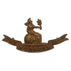 Norfolk Regiment Officer's Collar Badge