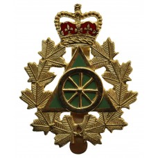 Canadian Forces Civilian Driver Branch Cap Badge - Queen's Crown