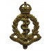 Royal Army Medical Corps (R.A.M.C.) Brass Cap Badge - King's Crown