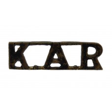 King's African Rifles (K.A.R.) Shoulder Title