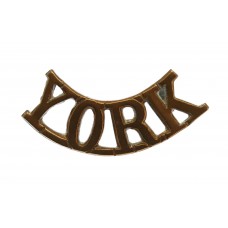 Yorkshire Regiment (YORK) Shoulder Title