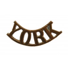 Yorkshire Regiment (YORK) Shoulder Title