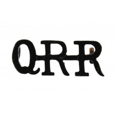Queen's Royal Rifles (Q.R.R.) Shoulder Title