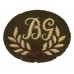  British Army Bren Gunner (B.G.) Cloth Proficiency Arm Badge