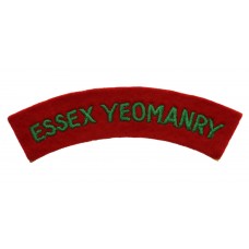 Essex Yeomanry (ESSEX YEOMANRY) Cloth Shoulder Title