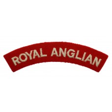 Royal Anglian Regiment (ROYAL ANGLIAN) Cloth Shoulder Title