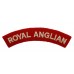 Royal Anglian Regiment (ROYAL ANGLIAN) Cloth Shoulder Title