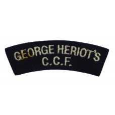 George Heriot's School O.T.C. Cloth Shoulder Title
