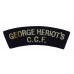 George Heriot's School O.T.C. Cloth Shoulder Title