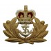 Royal Navy Officer's Metal Beret Badge - Queen's Crown