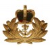 Royal Navy Officer's Metal Beret Badge - Queen's Crown