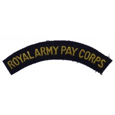 Royal Army Pay Corps (ROYAL ARMY PAY CORPS) Cloth Shoulder Title