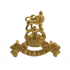 Royal Army Pay Corps (R.A.P.C.) Officer's Gilt Collar Badge - King's Crown