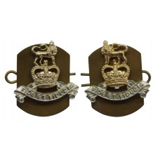 Pair of Royal Army Pay Corps (R.A.P.C.) Anodised (Staybrite) Coll