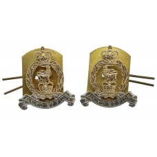 Pair of Adjutant General Corps Anodised (Staybrite) Collar Badges