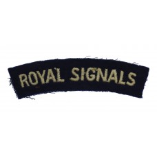 Royal Signals (ROYAL SIGNALS) Cloth Shoulder Title