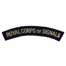 Royal Signals (ROYAL CORPS OF SIGNALS) Cloth Shoulder Title