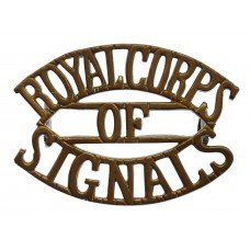 Royal Signals (ROYAL CORPS/ OF/ SIGNALS) Shoulder Title