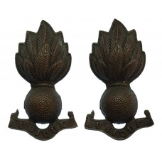 Pair of Royal Engineers Officer's Service Dress Collar Badges