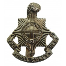 Royal Sussex Regiment Anodised (Staybrite) Cap Badge