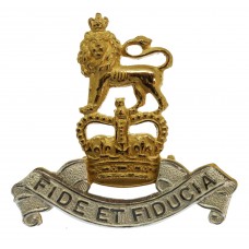 Royal Army Pay Corps (R.A.P.C.) Officer's Dress Cap Badge - Queen