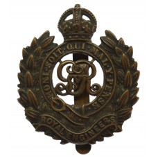 George V Royal Engineers Cap Badge